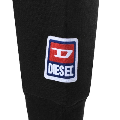 Shop Diesel Division D Logo Hoodie Black