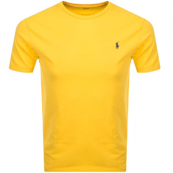 Ralph Lauren Crew Neck T Shirt Yellow | ModeSens