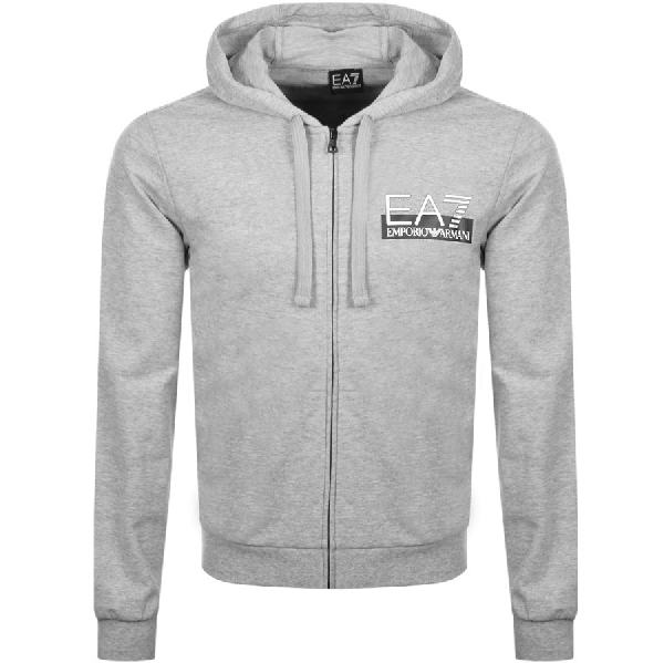 ea7 hoodie zip