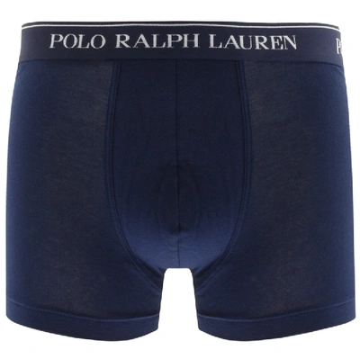 Shop Ralph Lauren Underwear 3 Pack Boxer Shorts In Blue