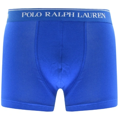 Shop Ralph Lauren Underwear 3 Pack Boxer Shorts In Blue