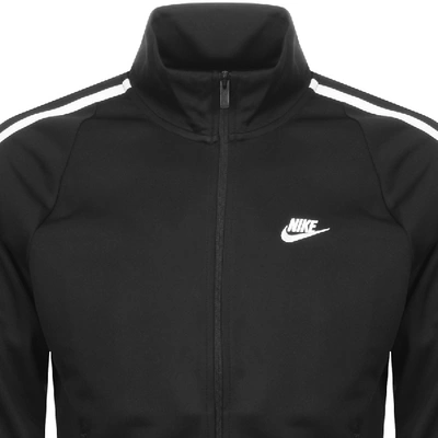 Shop Nike Tribute Full Zip Track Sweatshirt Black