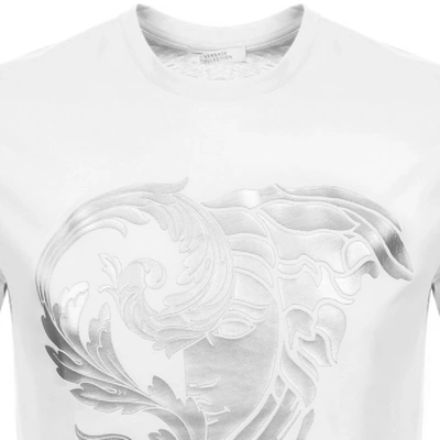 Shop Versace Medusa Logo T Shirt White