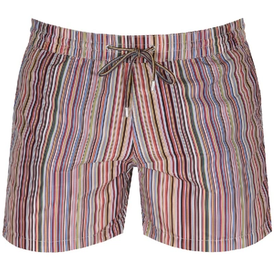 Shop Paul Smith Ps By  Swim Shorts Pink