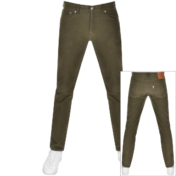 levi's 511 corduroy green