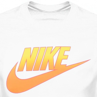 Shop Nike Crew Neck Logo T Shirt White