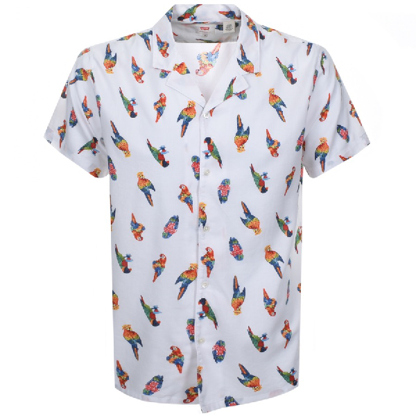 levi's parrot shirt