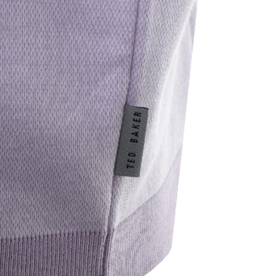 Shop Ted Baker Troop Polo T Shirt Lilac