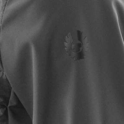 Shop Belstaff Nevis Logo Jacket Grey