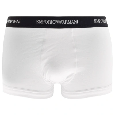 Shop Armani Collezioni Emporio Armani Underwear 2 Pack Trunks Navy