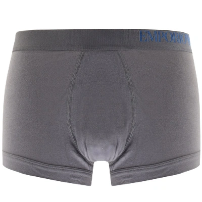 Shop Armani Collezioni Emporio Armani Underwear 3 Pack Boxers In Grey