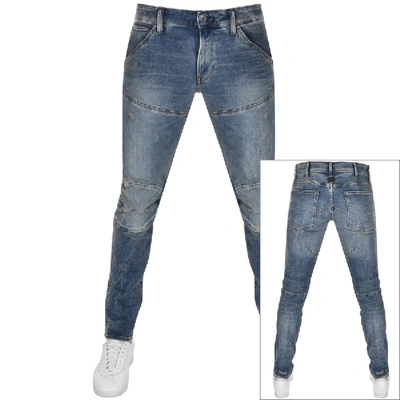 Shop G-star Raw 5620 3d Skinny Jeans Blue