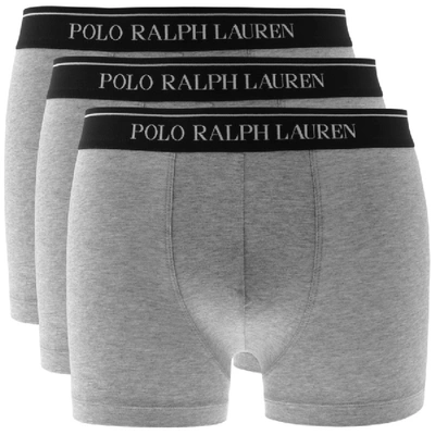 Shop Ralph Lauren Underwear 3 Pack Boxer Shorts Grey