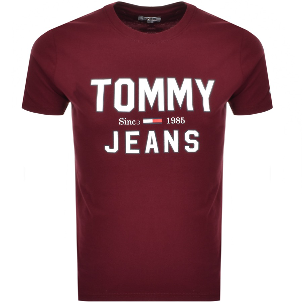 red tommy jeans t shirt