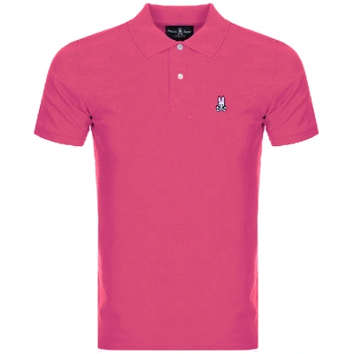 Shop Psycho Bunny Classic Polo T Shirt Pink