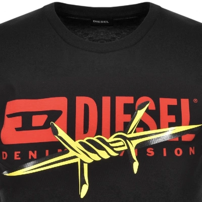 Shop Diesel T Diego Short Sleeved T Shirt Black