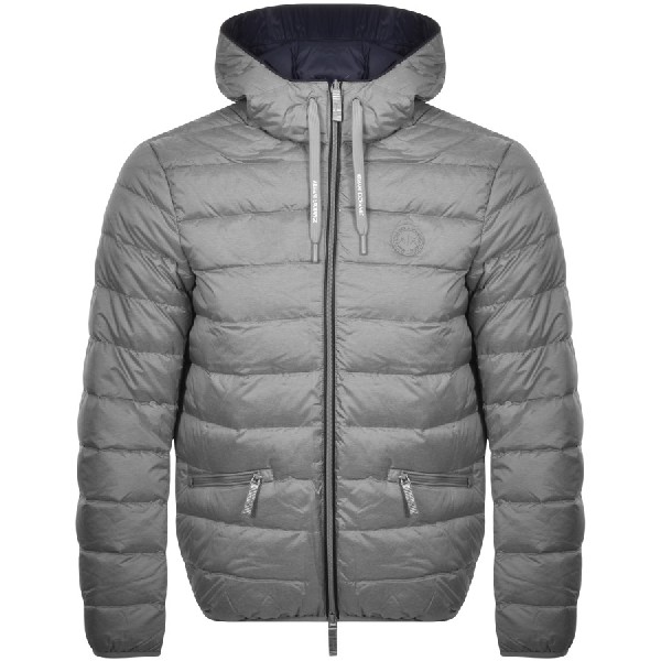 armani hooded down jacket