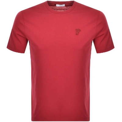 Shop Versace Medusa Logo T Shirt Red
