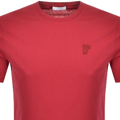 Shop Versace Medusa Logo T Shirt Red