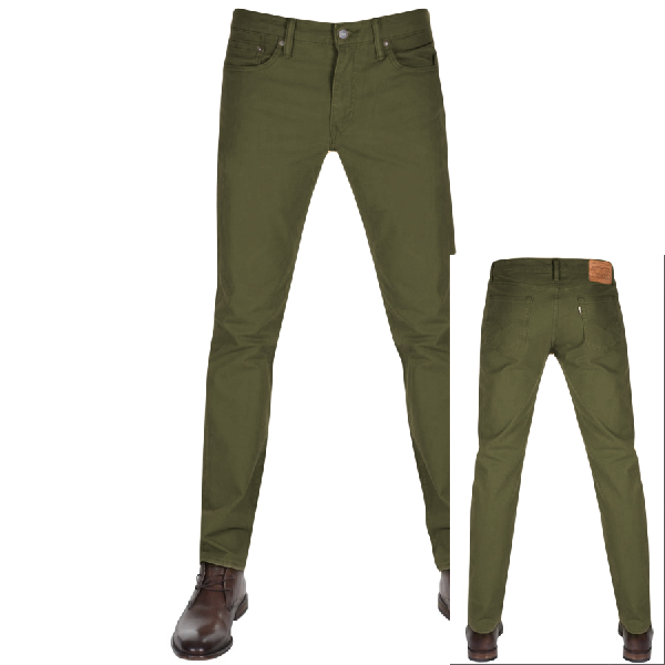 Levi's 512 Slim Tapered Jeans Green 