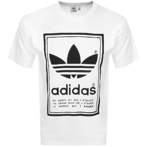 adidas classic logo t shirt