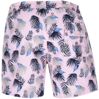 Shop Les Deux Polynesia Swim Shorts Pink
