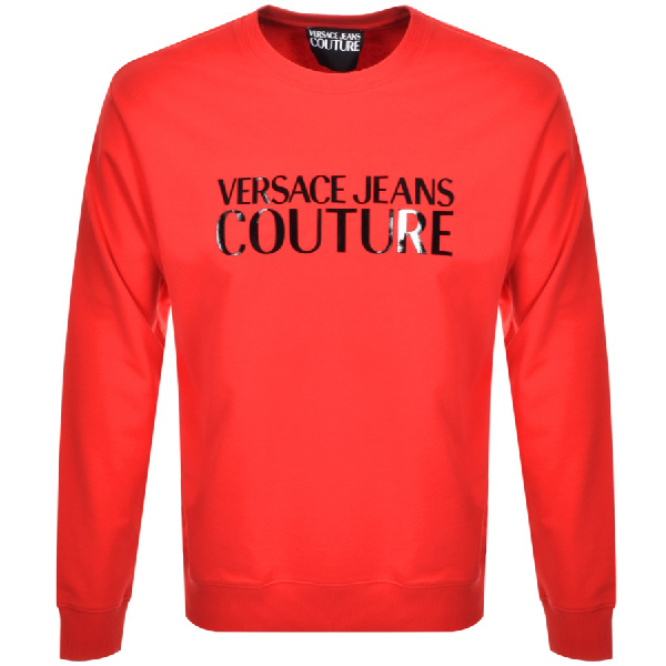 red versace jumper