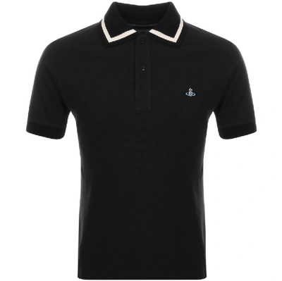 Shop Vivienne Westwood Polo T Shirt Black