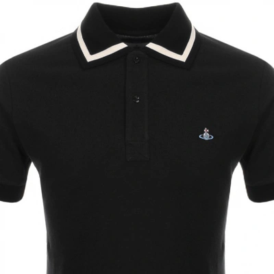 Shop Vivienne Westwood Polo T Shirt Black