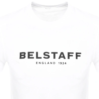 Shop Belstaff 1924 Logo T Shirt White