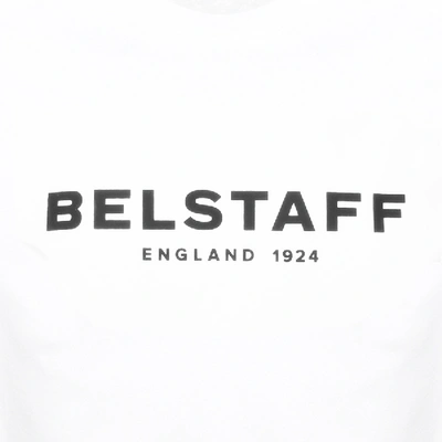 Shop Belstaff 1924 Logo T Shirt White