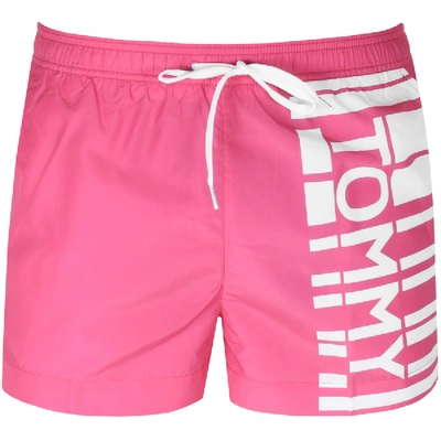 Shop Tommy Hilfiger Swim Shorts Pink