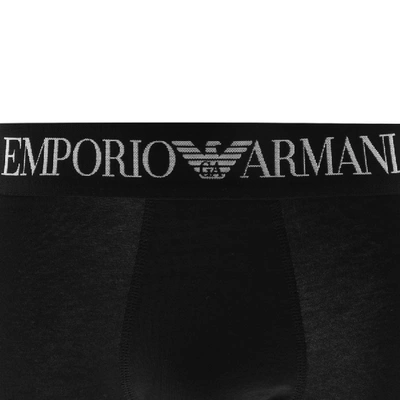 Shop Armani Collezioni Emporio Armani Underwear Stretch Trunks Black