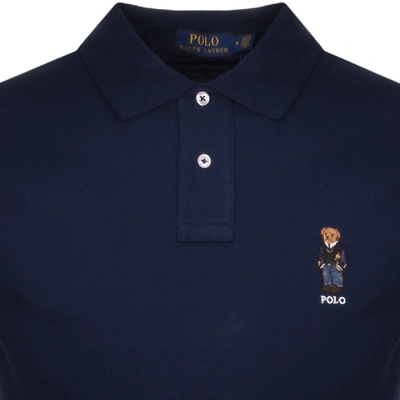 Shop Ralph Lauren Bear Polo T Shirt Navy