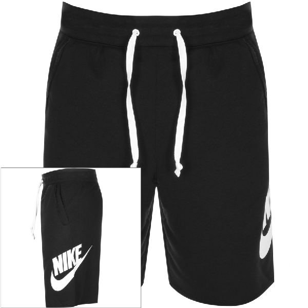 nike alumni shorts black