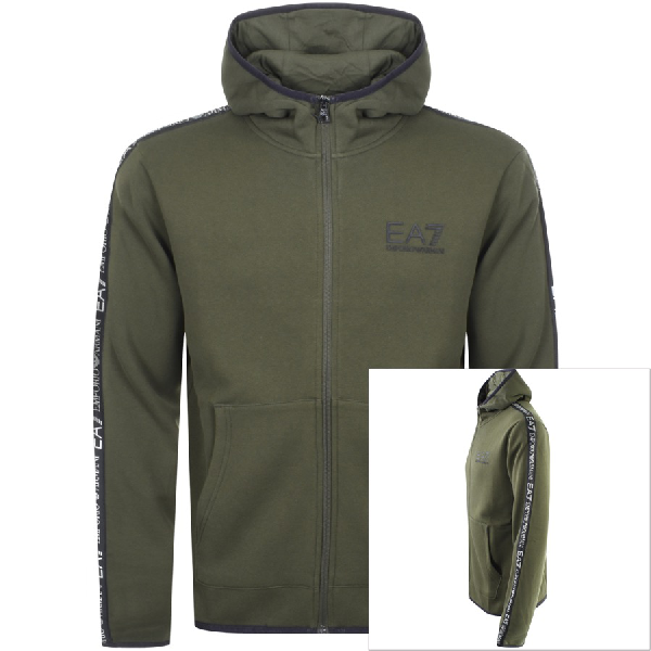 Ea7 Emporio Armani Full Zip Logo Hoodie 