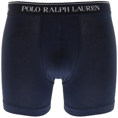 Shop Ralph Lauren Underwear 3 Pack Boxer Shorts Navy