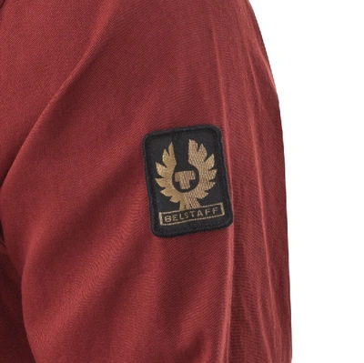 Shop Belstaff Long Sleeved Pitch Shirt Red