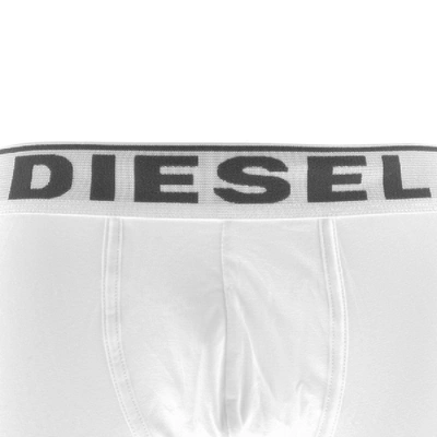 Shop Diesel Underwear Damien 3 Pack Boxer Shorts White