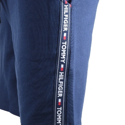Shop Tommy Hilfiger Loungewear Tape Logo Shorts Navy