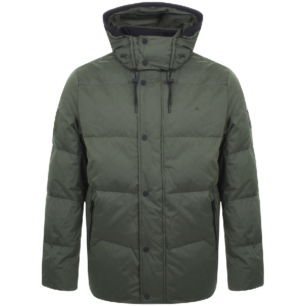 calvin klein jacket green