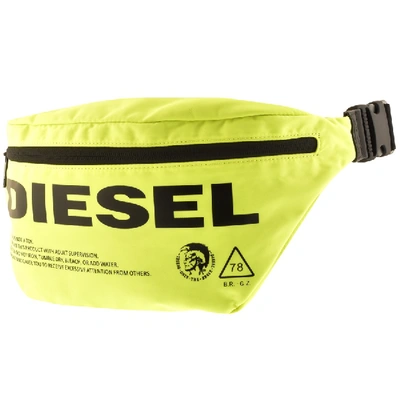 Shop Diesel Fsuse Waist Bag Yellow