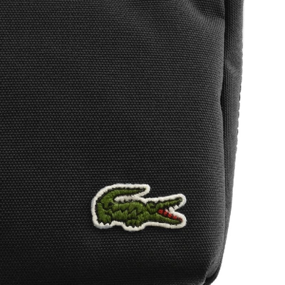 Shop Lacoste Vertical Camera Bag Black