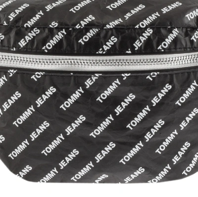 Shop Tommy Jeans Logo Tape Waist Bag Black