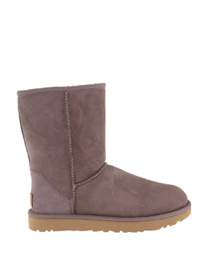 Shop Ugg Classic Short Ii Boots In Grey