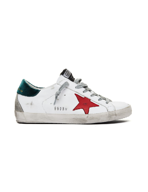 golden goose sneakers red star