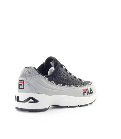 Shop Fila Dragster97 Grey Black Sneaker In White