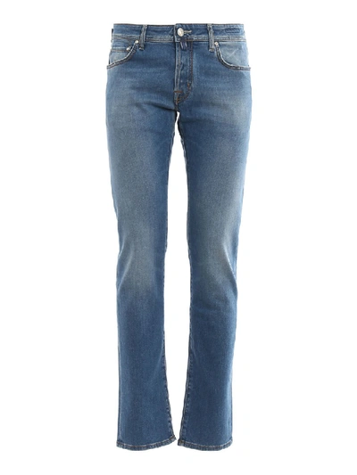 Shop Jacob Cohen Style 622 Light Jeans In Blue
