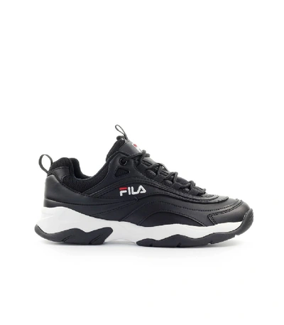 Shop Fila Ray Low Black Sneaker