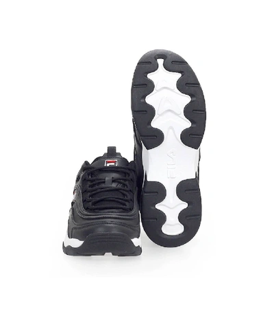 Shop Fila Ray Low Black Sneaker